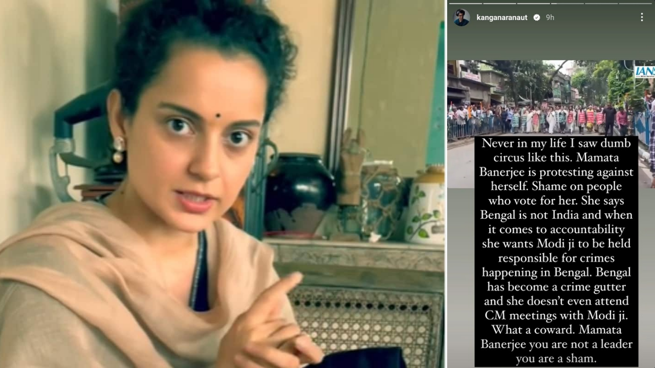 Kangana refers protests as circus