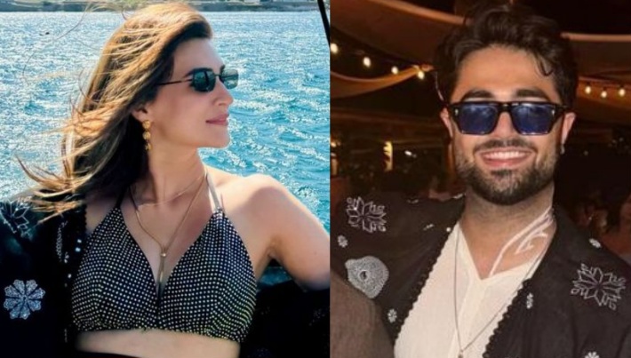 Kriti Sanon and Kabir Bahia flaunts same fleece