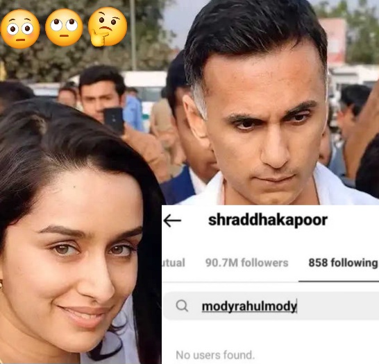 Shraddha Kapoor unfollows Rahul Mody