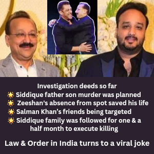 Investigation deeds so far Baba Siddique father son murder