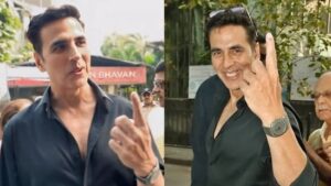 Akshay Kumar votes in Mumbai Elections