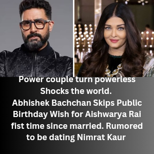 Abhishek Bachchan Skips Public Birthday Wish for Aishwarya Rai