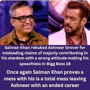 Salman Khan rebuked Ashneer Grover for misleading claims 