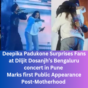 Deepika Padukone Surprises Fans at Diljit Dosanjh’s Bengaluru concert in Pune