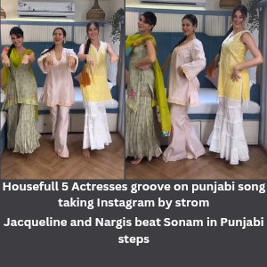 Housefull 5 Actresses groove on punjabi song taking Instagram by strom