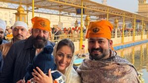 Sanjay Dutt, Yami Gautam Aditya at Golden Temple