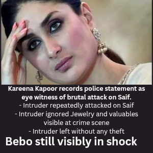 Kareena Kapoor records police statement as eye witness