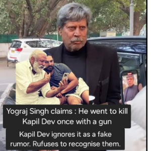 Yograj Singh claims once trying to kill Kapil Dev