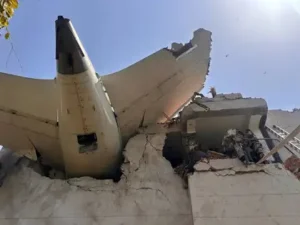 Air India flight crashes