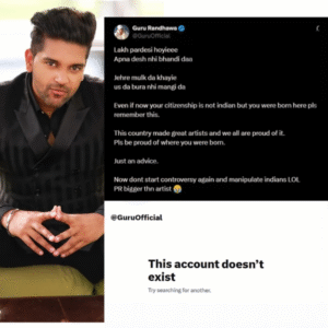 Guru Randhawa Deactivates X