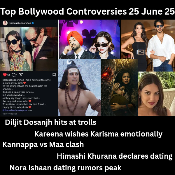 Top Bollywood Controversies 25 June 25