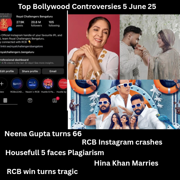 Top Bollywood Controversies 5 June 25